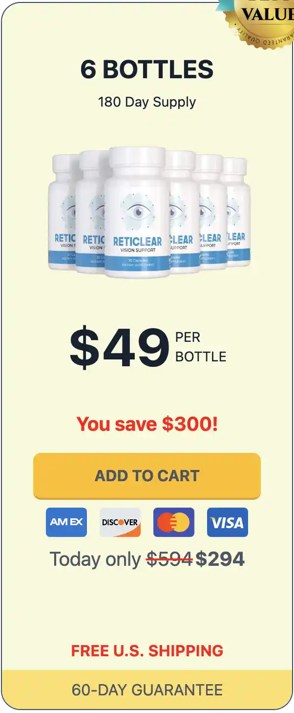 Reticlear price 6 bottle